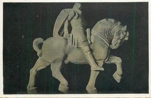 Germany Leipzig Volkerschlachtdenkmal Reiterbildnis