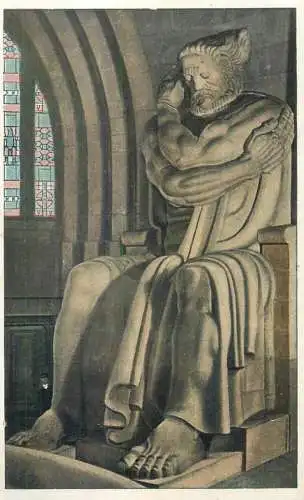 Germany Leipzig Volkerschlachtdenkmal Die Tapferkeit im Ruhmesmale