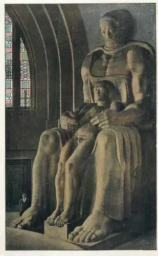 Germany Leipzig Volkerschlachtdenkmal Die Glaubensstarke im Ruhmesmale