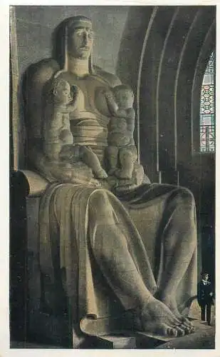 Germany Leipzig Volkerschlachtdenkmal Die Deutsche Volkskraft im Ruhmesmale