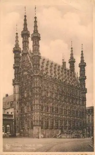 Belgium Louvain city hall