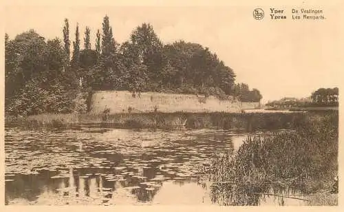 Belgium Ypres the remparts