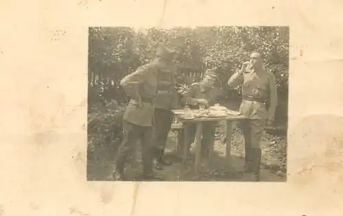 Photograph ca. 6 x 9 cm military instant photo