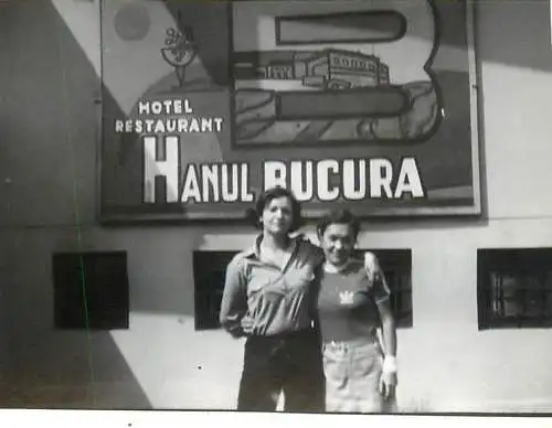 Photograph ca. 6 x 9 cm Romania hanul Bucura hotel restaurant