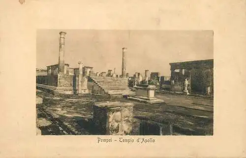 Italy Pompei Tempio d'Apollo