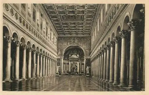 Italy Roma Basilica di S Paolo Interno