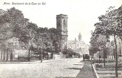 Belgium Mons tower