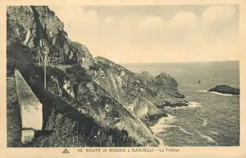Algeria Route de Bougie a Djidjjelli La Falaise