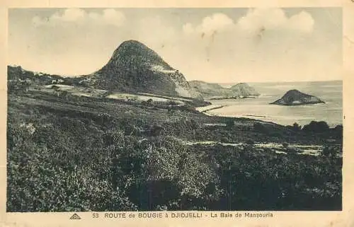 Algeria Route de Bougie a Djidjjelli La Baie de Mansouria