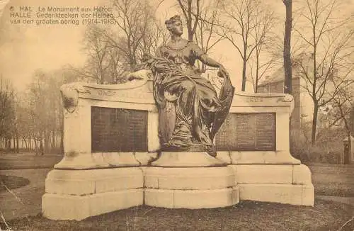 Belgium Hal le monument aux heros Halle