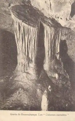 Belgium Grotte de Remouchamps les colonnes cannelees
