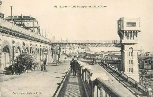 Algeria Alger Les Rampes et l'Ascenseur
