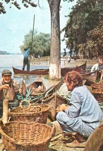 Romania Tulcea Danube Delta fishermen pescari