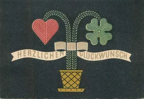 Germany Herzlichen Gluckwunsch souvenir