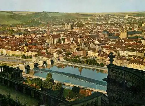 Germany Wurzburg general view