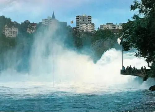 Switzerland Schweiz Rheinfall bei Neuhausen Schlossli Worth am Rheinfall