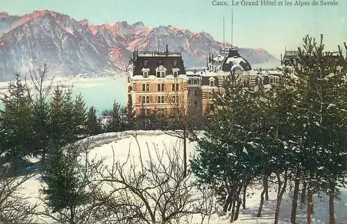 Switzerland Caux Grand Hotel & les Alpes de Savoie