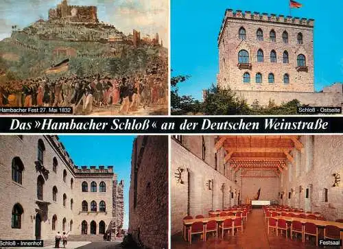 Germany Neustadt Weinstrasse Hambach Castle