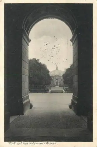 Germany Alt-Munchen Die Konigliche Residenz Hofgarten Tempel