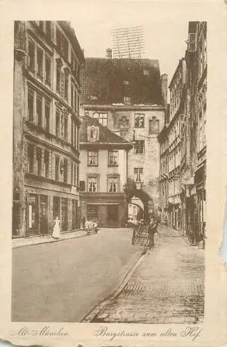 Germany Munchen Burgstrasse zum alten Hof