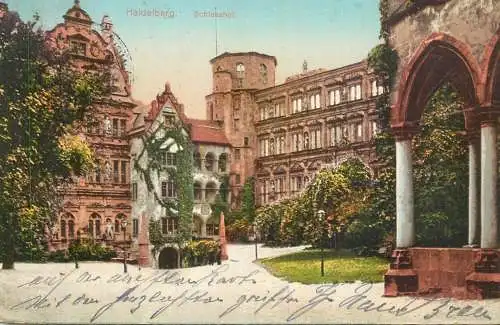 Germany Heidelberg Schlosshof
