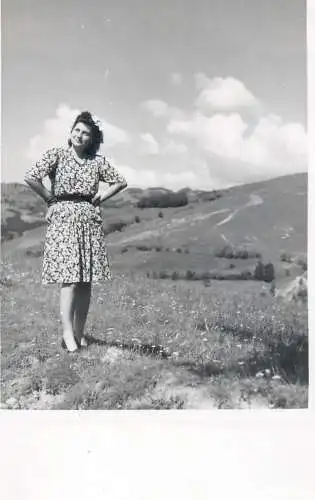 Romnaia photographic souvenir postcard Abrud 1944