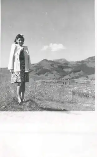 Romnaia photographic souvenir postcard Abrud 1944
