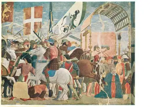 Italy Arezzo San Francesco Piero della Francesca la disfatta di Cosroe