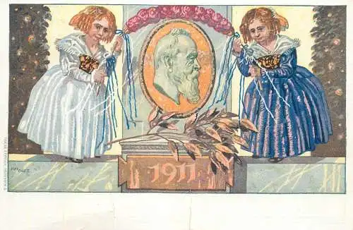 Bayern 1911 Kunstler Diez (damaged Postkarte)