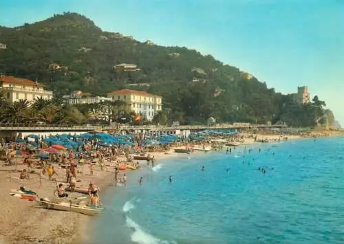 Italy finale ligure beach