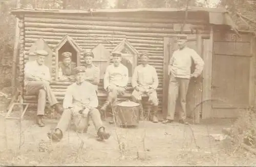 Feldpost Foto-AK 1915 military life