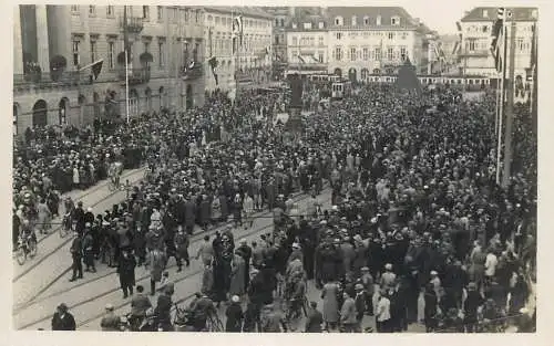Foto-AK Karlsruhe 1933