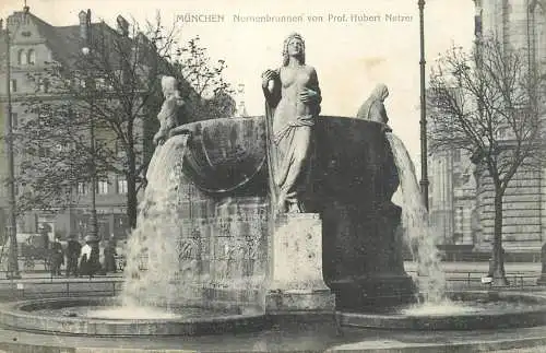Germany Munchen Nornenbrunnen von Prof. Hubert Netzer