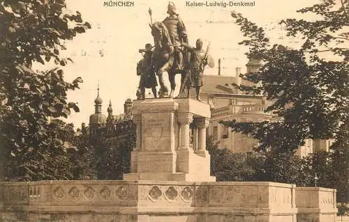 Germany Munchen Kaiser Ludwig Denkmal