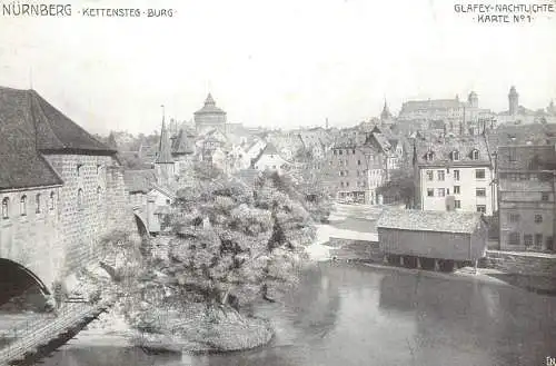 Germany Nurnberg Kettensteg Burg