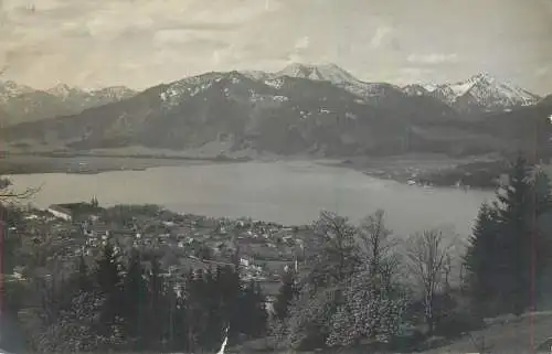 Germany Tegernsee panoramic view