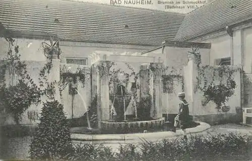 Germany Bad Neuheim Brunnen im Schmuckhof (Badehaus VIII)