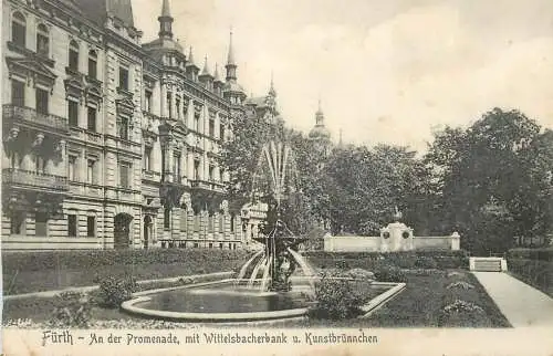 Germany Furth Wittelsbacherbank und Kunstbrunnchen