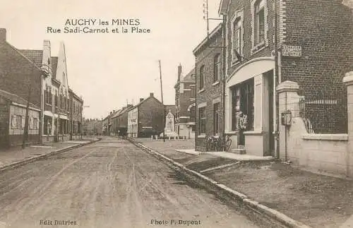 France Auchy les Mines Rue Sadi Carnot & la Place