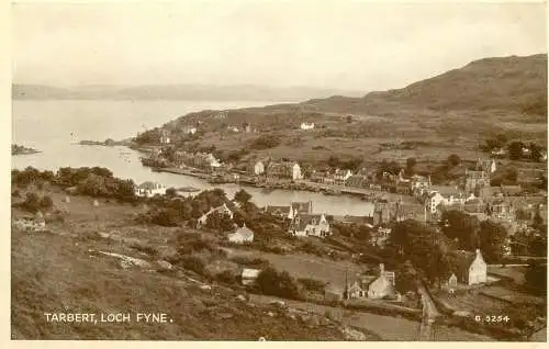 Scotland Loch Fyne Tarbert general view