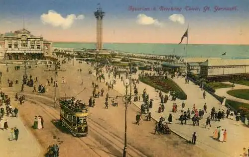 England Great Yarmouth Aquarium & Revolving Tower tramway