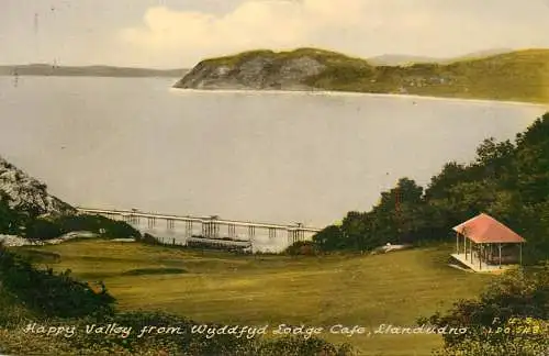 Wales Llandudno Happy Valley from Wyddfyd Lodge