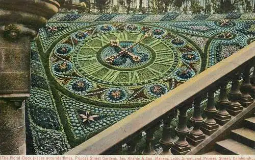 Scotland Edinburgh Princess Street - Floral Clock