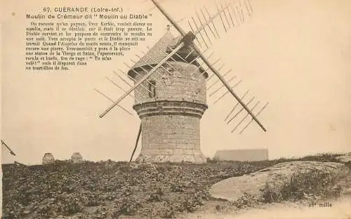 France Guerande Moulin de Cremeur "Moulin du Diable"