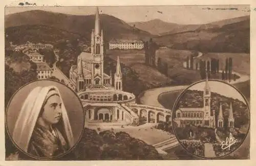 France Lourdes souvenir de Notre Dame de Lourdes