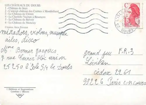 France Doubs castles