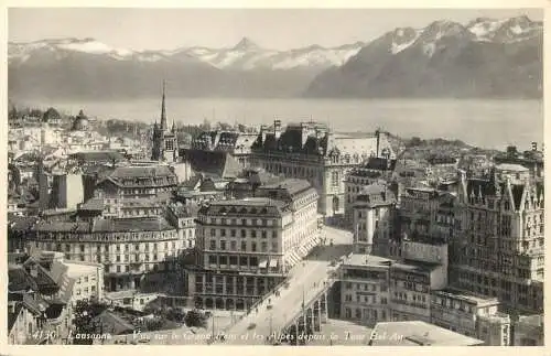 Switzerland Lausanne vue sur le Grand Pont