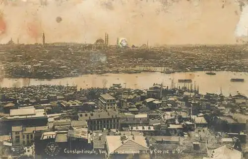 Turkey Istanbul Constantinopole vue panoramique & la Corne d'Or