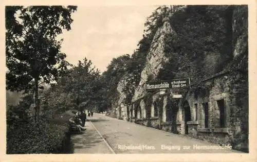 Germany Rubeland (Harz) Hermannshohle Eingang