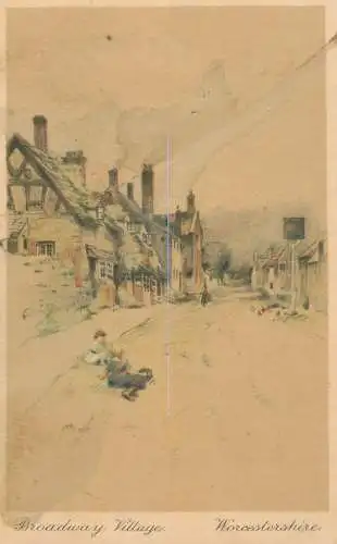 England Broadway Village Worcestershire artwork